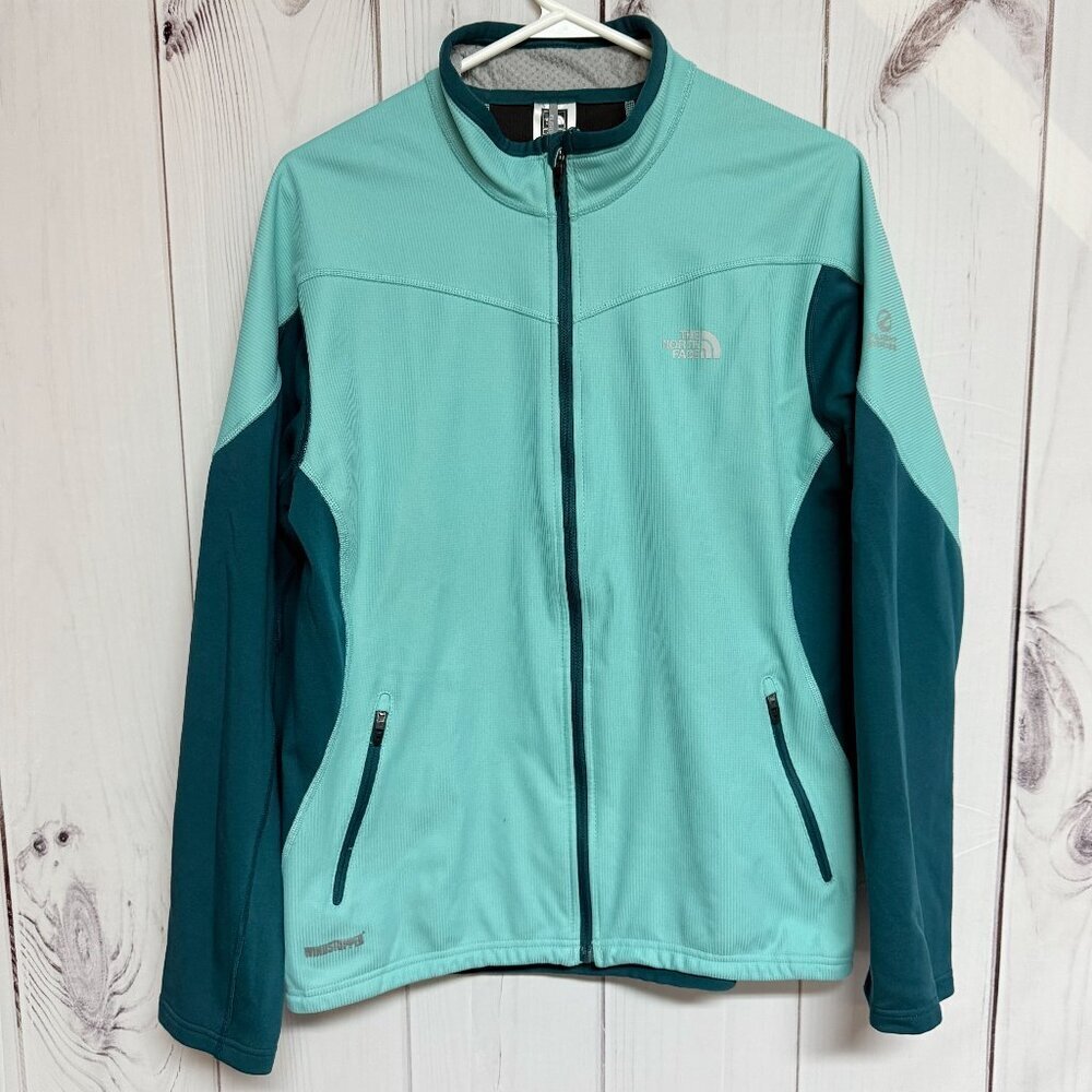 The North Face Flight Series Windstopper Jacket Women’s XL Green‎ EUC